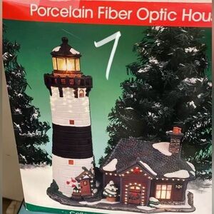 Porcelain Lighted Houses Dickens Collectables